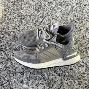 Adidas UltraBoost 19 Grey Running Sneaker Shoe W9 (Men's 7.5) EF8847